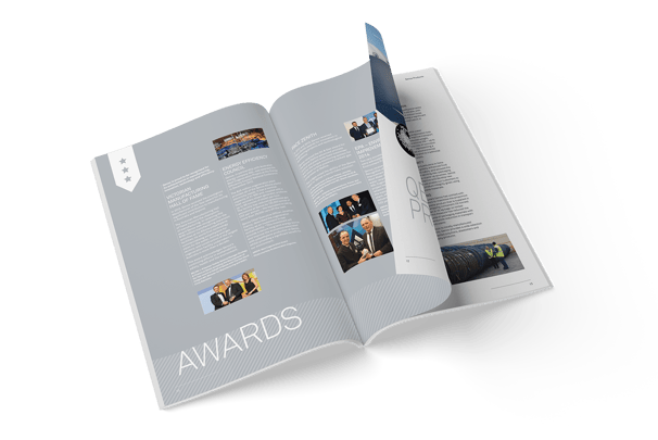 Qenos sustainability report, typesetting by Michelle Pirovich, Squeezebox