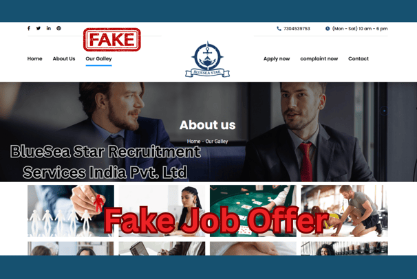 Blueseastar cruise job