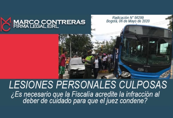 LESIONES PERSONALES CULPOSAS/MARCO CONTRERAS FIRMA LEGAL