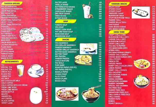 Hotel Kuber Murthal Rara Dhaba Menu 2