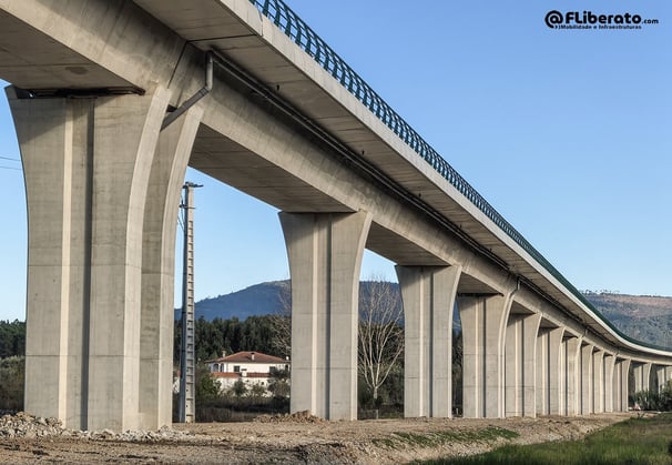 Viaduto da Pampilhosa Concordância da Mealhada Linha da Beira Alta