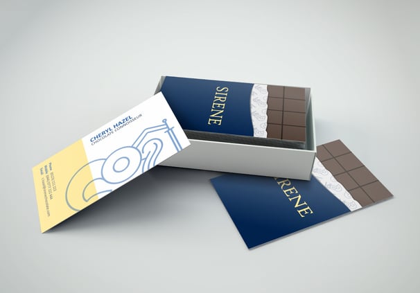 Sirene Chocolate business cards