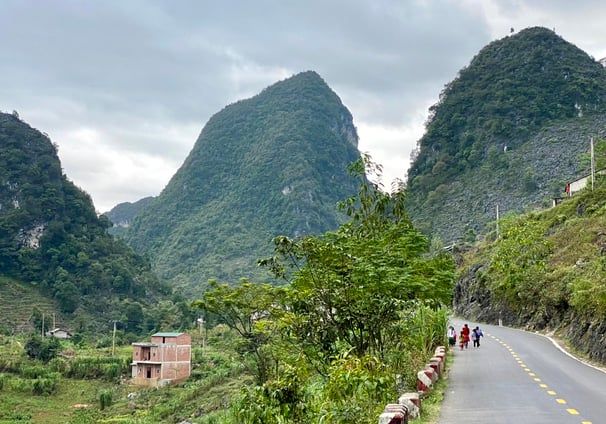 Ha Giang loop on a motorbike