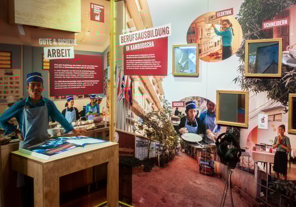 Bereich Kambodscha - sichere Arbeitsbedingungen