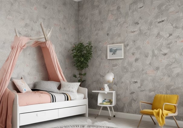 gray concrete wall inside building
