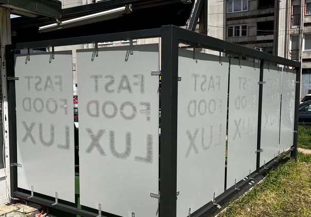 Renovation of the Fast Food LUX terrace