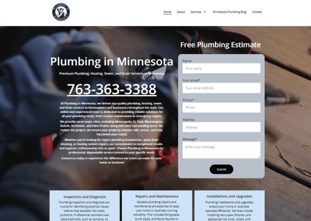 Plumbing in Minnesota