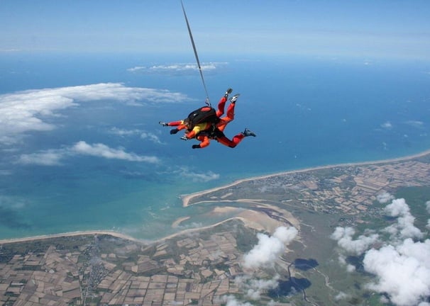 saut en parachute à lessay Manche
