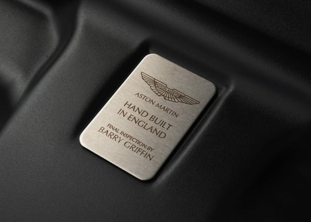 Aston Martin had built badge