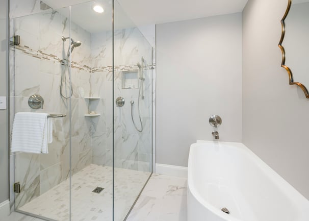 Bathroom Remodel, shower, glass, bathtub, tile