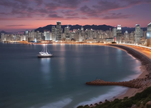 부산달리기의 부산 배경