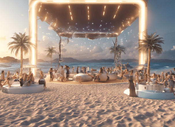 Création d'un Espace Festif Numérique Inoubliable pour Plages et Restaurants