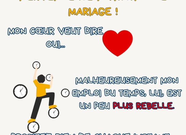 decliner une invitation avec humour mariage