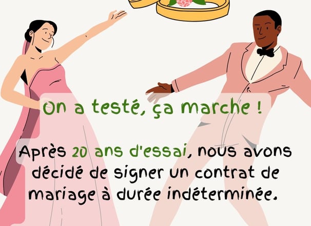 texte faire part mariage original humoristique
