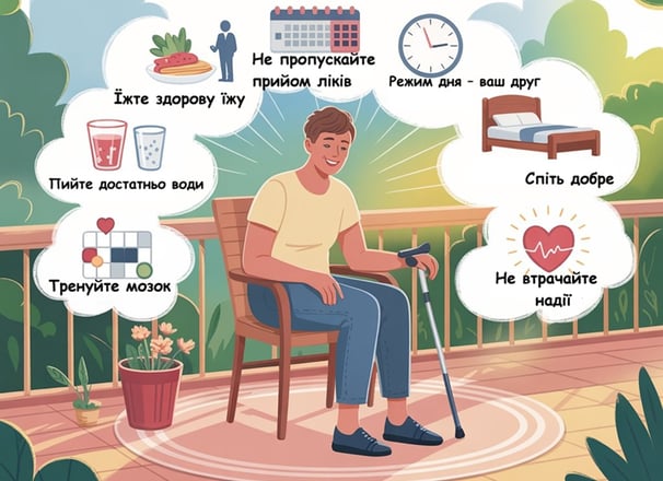 Нехитрі поради тим, хто пережив інсульт