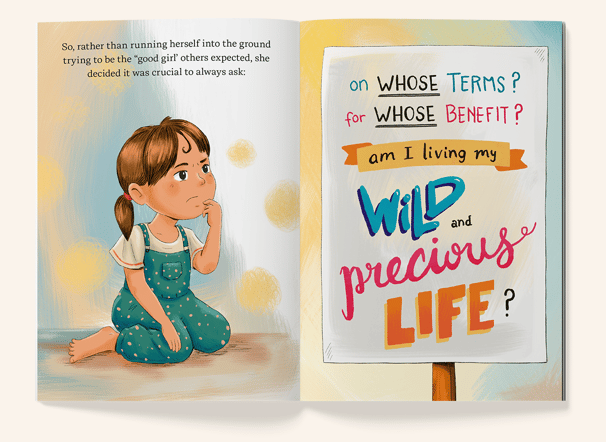 The perfectly imperfect little girl, Books, typesetting by Michelle Pirovich, Squeezebox