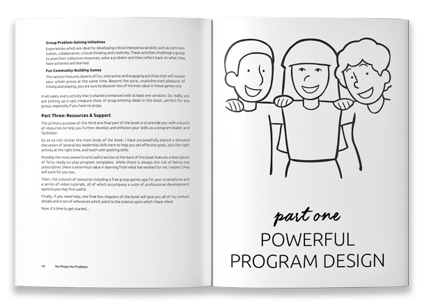 No props no problem, Books, typesetting by Michelle Pirovich, Squeezebox