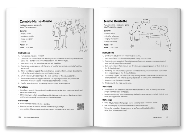 No props no problem, Books, typesetting by Michelle Pirovich, Squeezebox