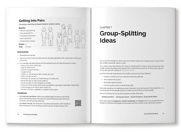 No props no problem, Books, typesetting by Michelle Pirovich, Squeezebox