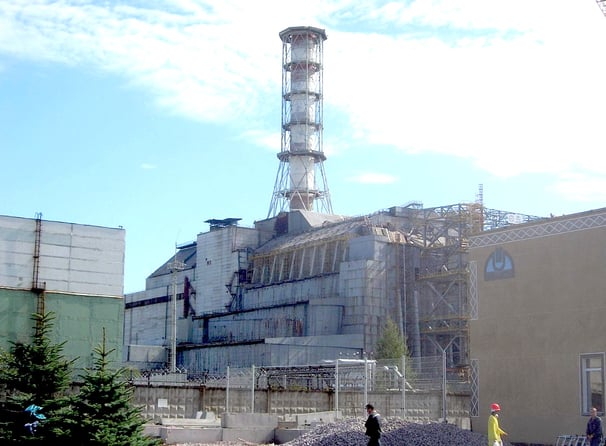 2006 yılında Çernobil Reaktör 4 binası