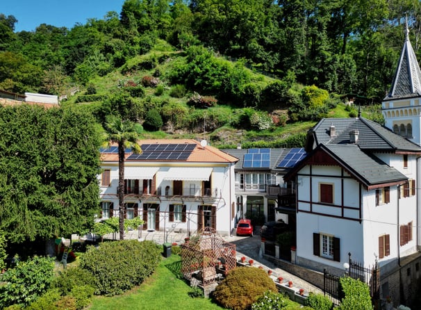 aerial view of villa ombrosa