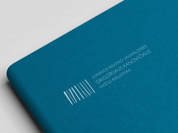 Jonavos G. Kanovičiaus bibliotekos logotipas