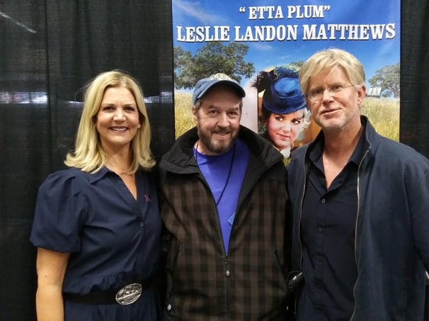 Leslie Landon Mathews, Michael Landon, Jr. and Mike Purdy at Simi Valley 2024