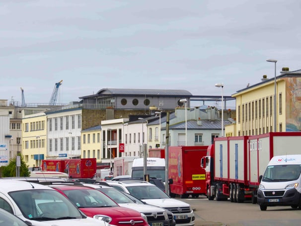 arrivée des convois Bouglione dans la Ville de Brest