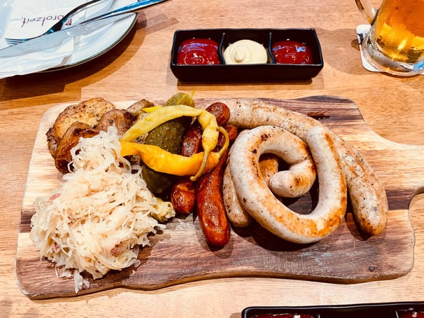 Wurstelplatte - Sausage Selection