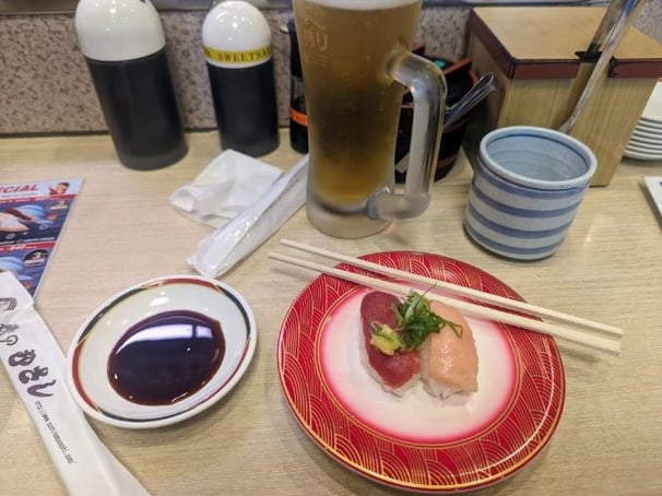 Musashi Sushi restaurant in Kyoto