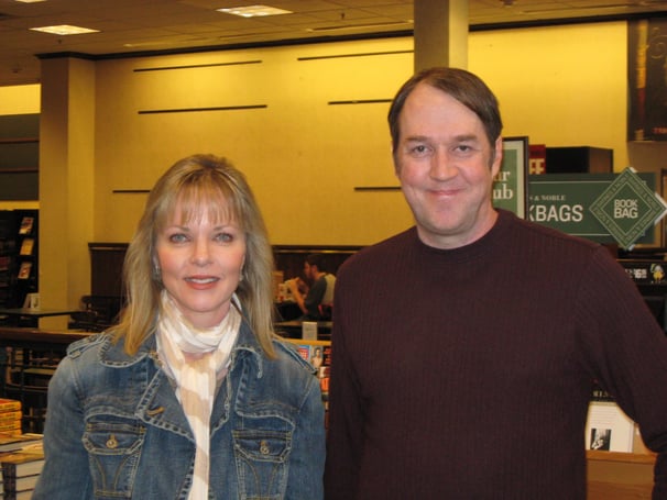 Melissa Sue Anderson and Mike Purdy at Barnes and Noble 2010 Colorado