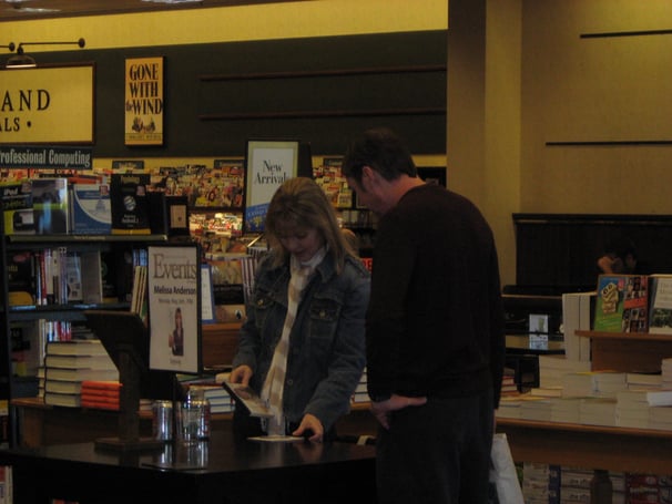 Melissa Sue Anderson and Mike Purdy at Barnes and Noble 2010 Colorado