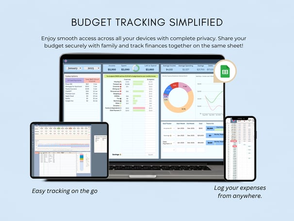 Google Sheet Simplify Budget Tracker