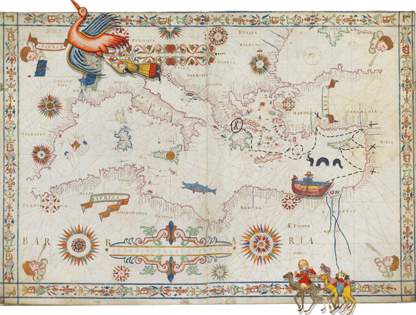 Carte du fabuleux voyage, Dans le vent...