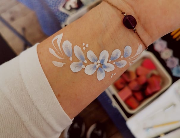 Blumen Schminkmotiv Kinderschminken Pinselbunt Pinneberg