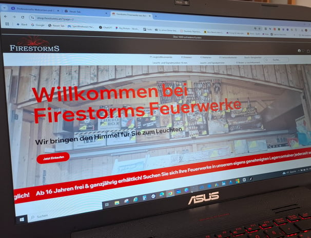 Firestorms Feuerwerke Onlineshop