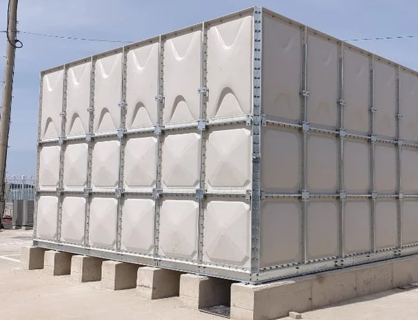 GRP Sectional water tank for commercial use