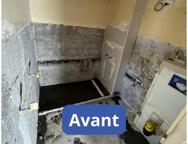 salle de bain avant travaux