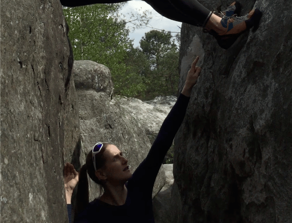 sortie bloc adultes a fontainebleau coaching de Pauline