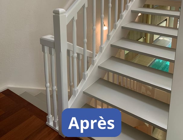 escalier blanc