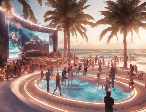 Création d'un Espace Festif Numérique Inoubliable pour Plages et Restaurants