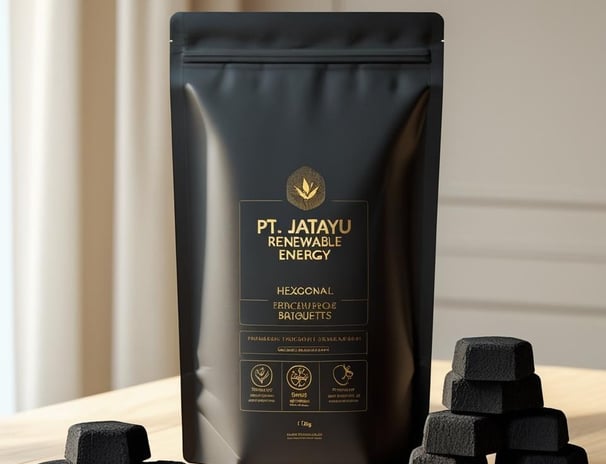 Coconut charcoal box design – PT Jatayu Energy
