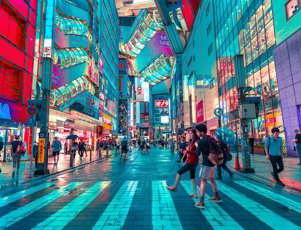 Tokyo at night