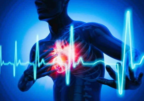 a man with a heart rate monitor on his chest