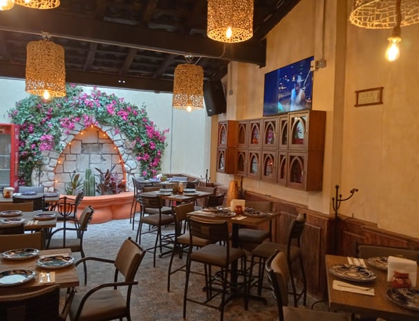 luces de restaurante