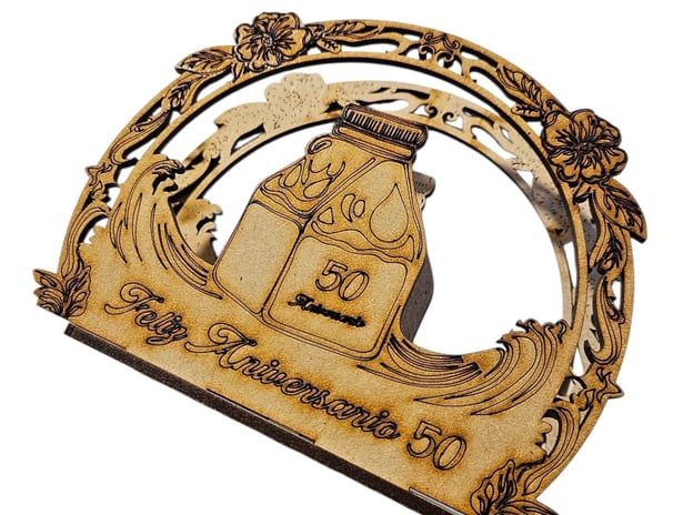 Servilletero personalizado mdf para eventos