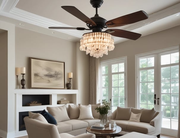 A television screen displays a smart TV interface with multiple app icons arranged in rows. Options such as Settings, Sources, Home, Search, and TV are listed on the left side. Some recognizable app icons include Netflix, Prime Video, BBC iPlayer, ITV Hub, All 4, My5, YouTube, and TikTok. The time and date are shown in the top right corner.