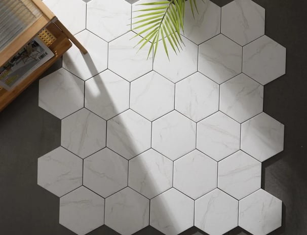 this image displays a hexagon tiles