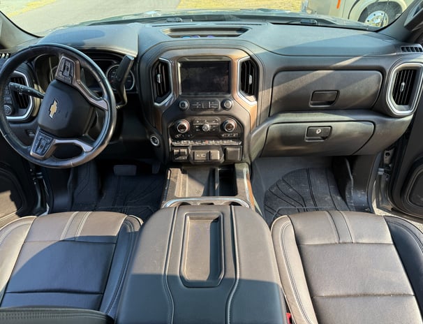 Dirty truck front seat