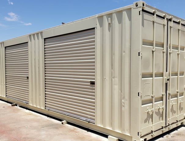 40ft container with roll up doors